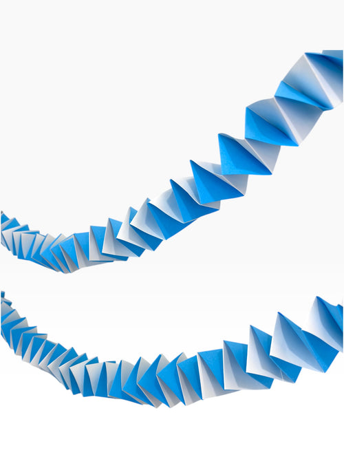 Accordion Streamer — Folded Paper Garland