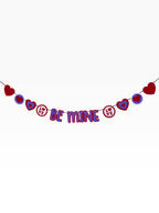 Be Mine Banner — Valentine's Paper Bunting