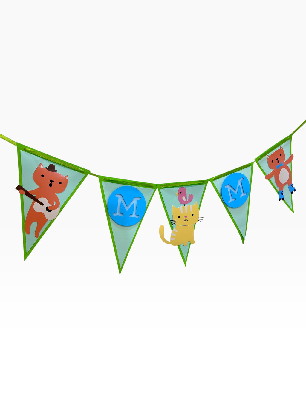 Kitty Name Bunting — Personalised Paper Banner