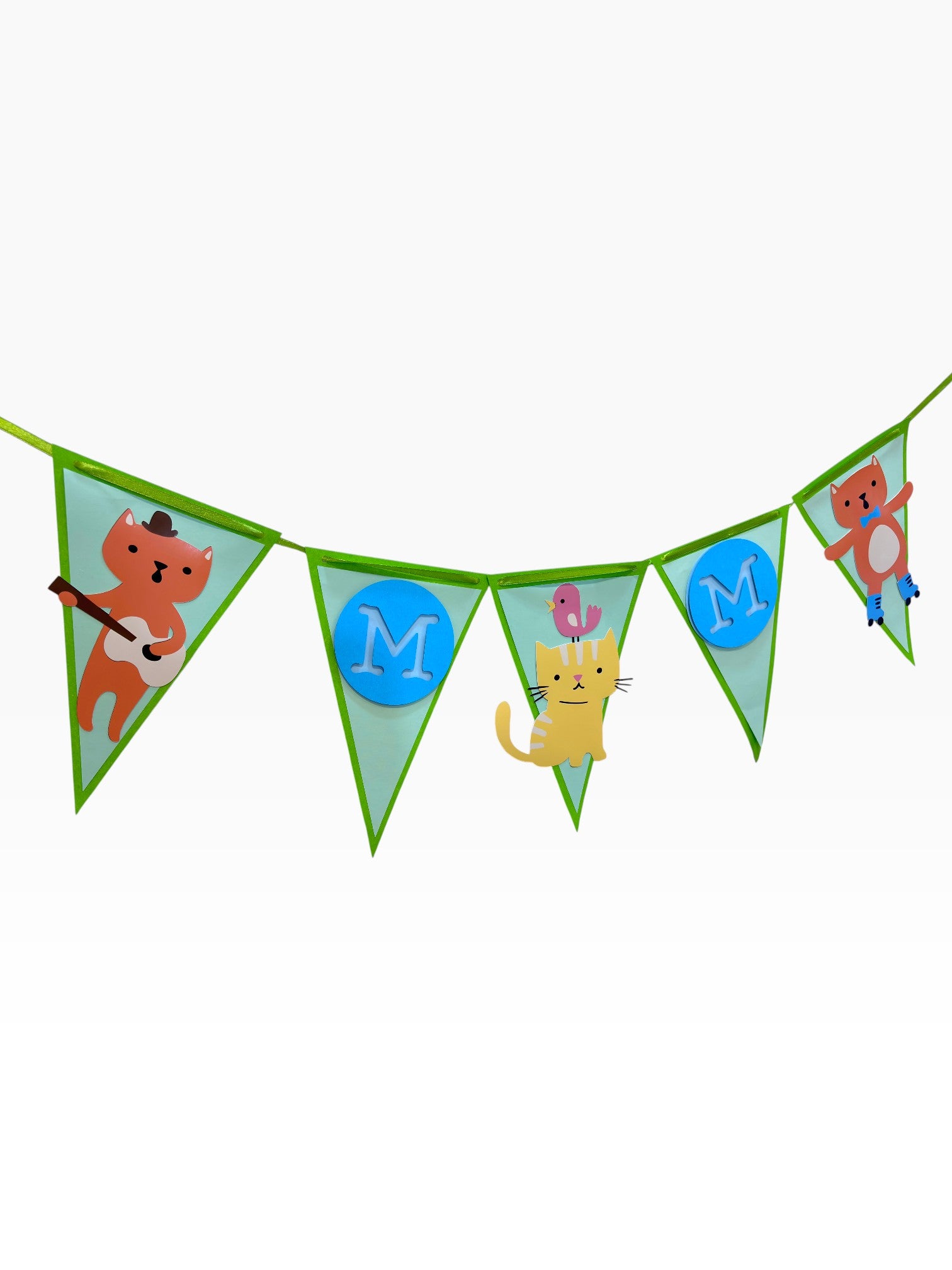 Kitty Name Bunting — Personalised Paper Banner